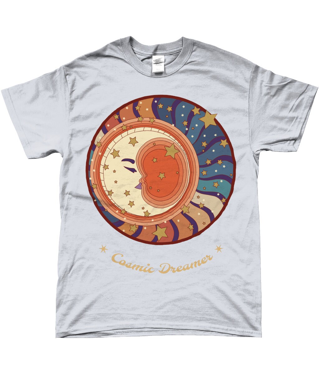 Mystic Cosmic dreamer Tee- Astrology tee - Free Fast Same day Dispatch - Topbootee
