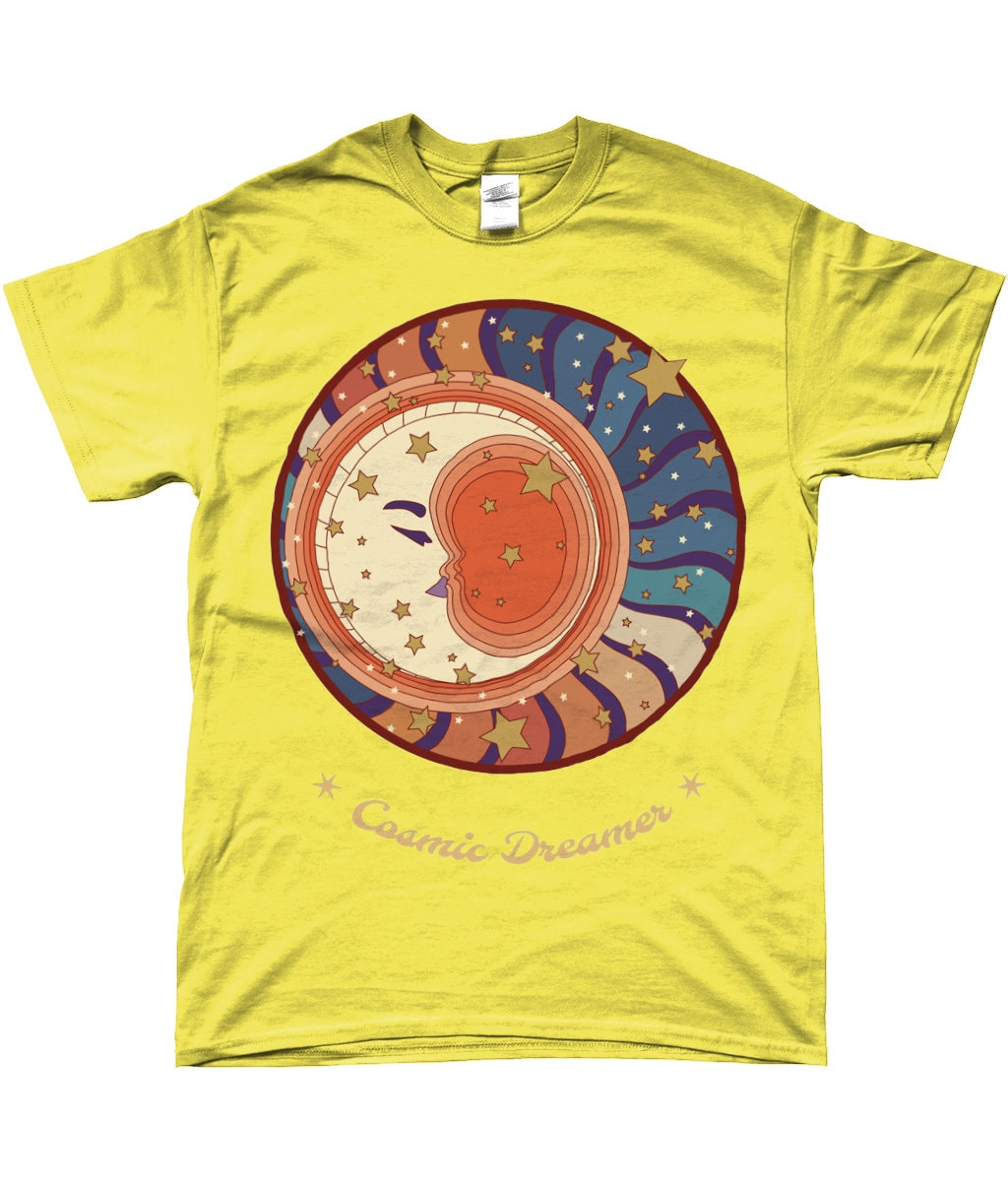 Mystic Cosmic dreamer Tee- Astrology tee - Free Fast Same day Dispatch - Topbootee