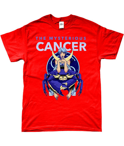 Star sign Mysterious cancer- Zodiac Tee- Same Day Free Fast Dispatch - Topbootee