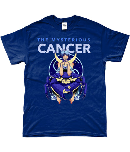 Star sign Mysterious cancer- Zodiac Tee- Same Day Free Fast Dispatch - Topbootee