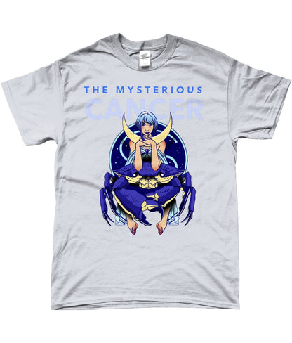 Star sign Mysterious cancer- Zodiac Tee- Same Day Free Fast Dispatch - Topbootee