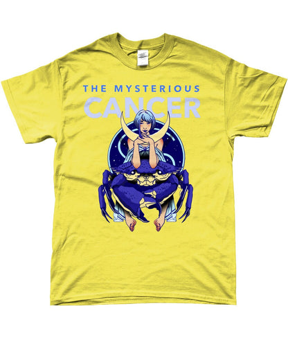 Star sign Mysterious cancer- Zodiac Tee- Same Day Free Fast Dispatch - Topbootee