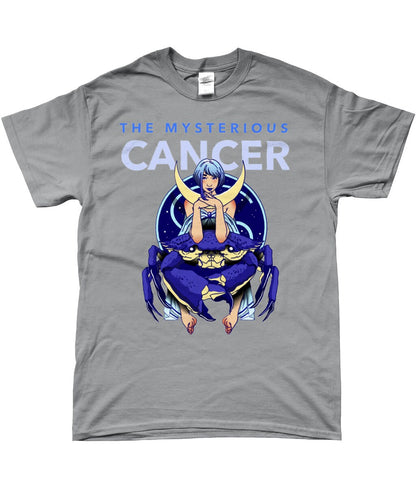 Star sign Mysterious cancer- Zodiac Tee- Same Day Free Fast Dispatch - Topbootee