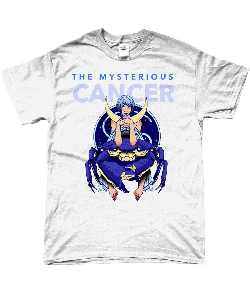 Star sign Mysterious cancer- Zodiac Tee- Same Day Free Fast Dispatch - Topbootee
