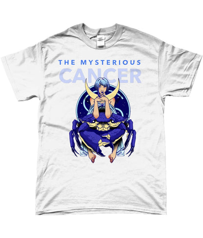 Star sign Mysterious cancer- Zodiac Tee- Same Day Free Fast Dispatch - Topbootee