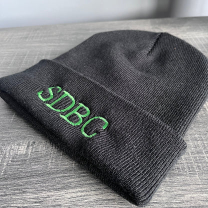 Personalised Beanie Embroidered With Your Text - Professionally Stitched Hat - Same Day Free Shipping - Pick Fonts and Thread Colour - Topbootee